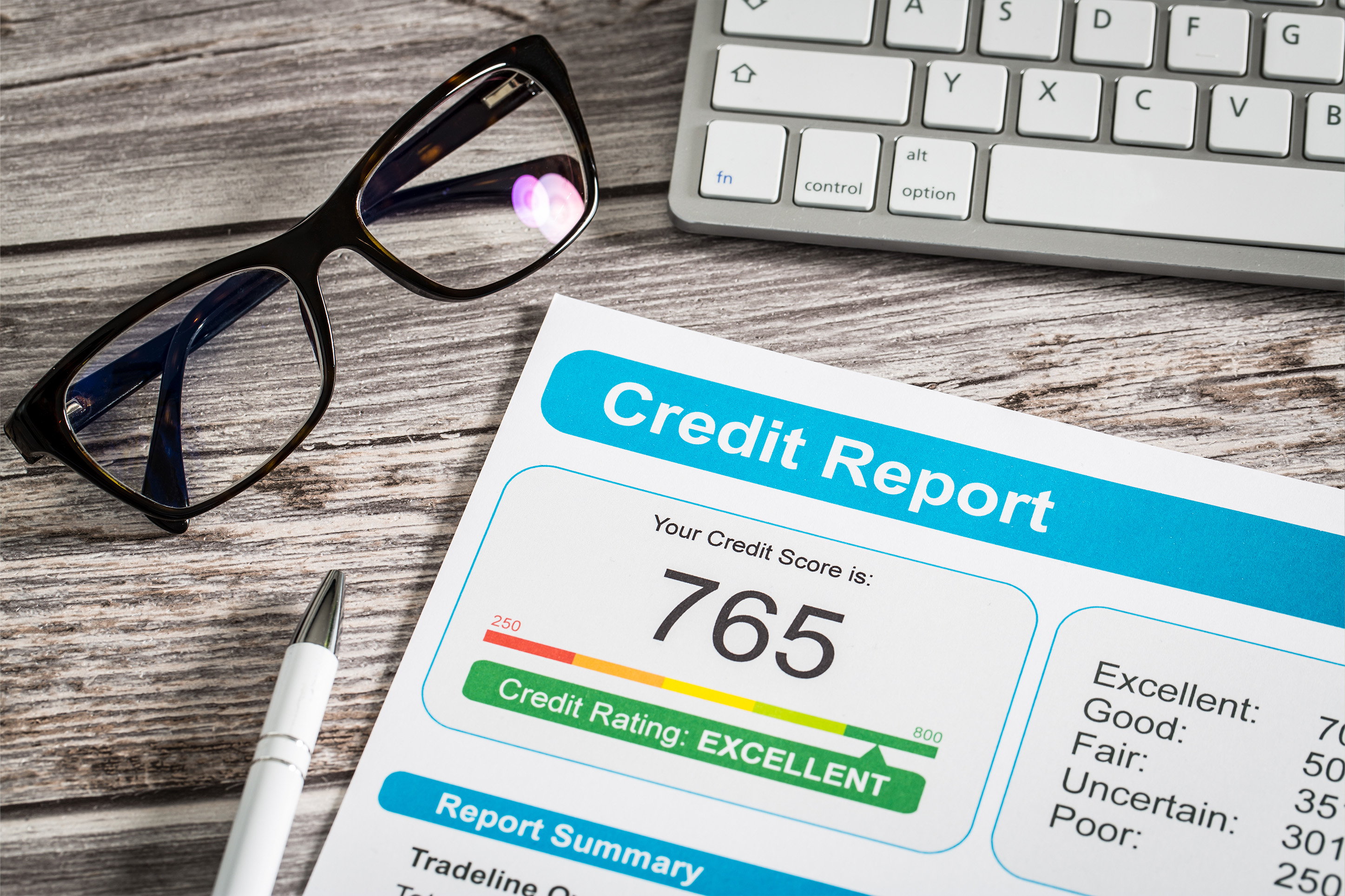 Image of a credit report