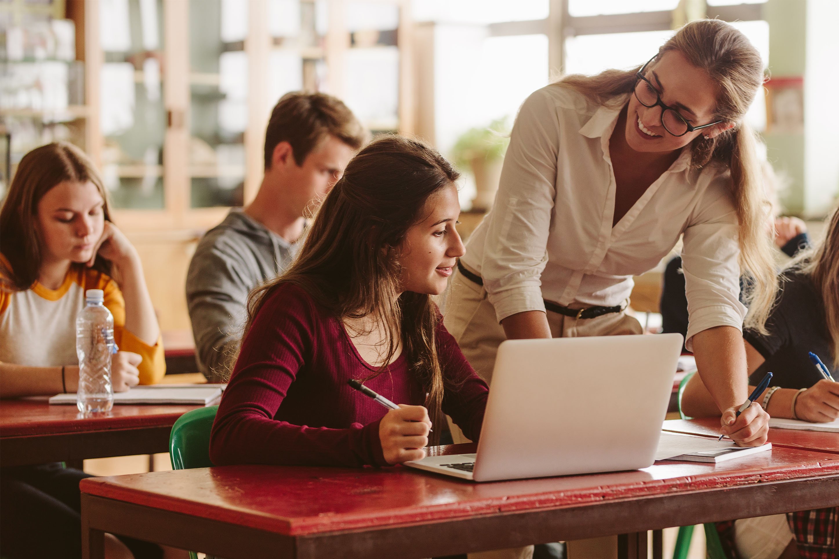 Students in the classroom