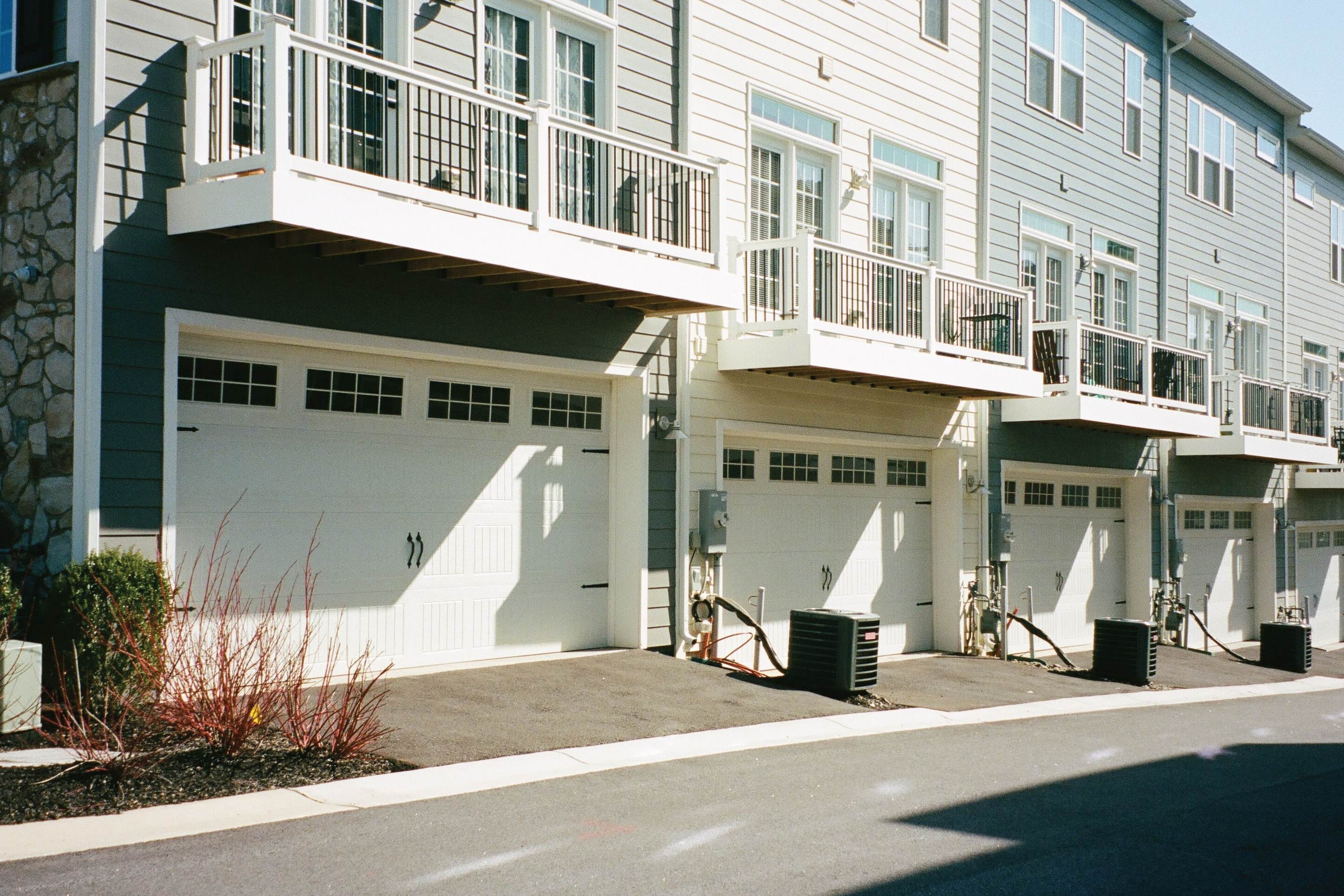 a row of townhomes